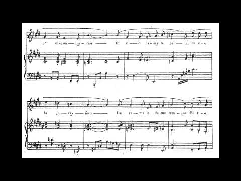 Guastavino - 12 Canciones Populares - 01 Bonita rama de sauce (Piano acompañamiento)