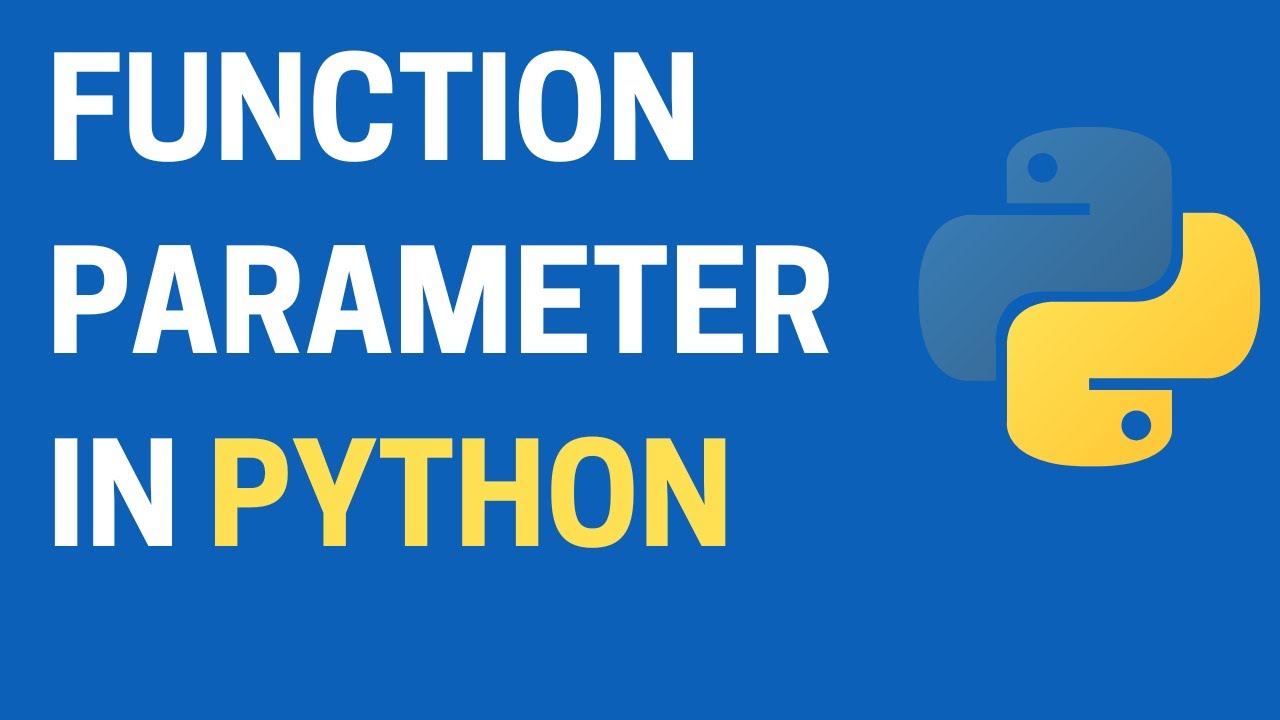 Understanding Function Parameters in Python | Python Beginner Series