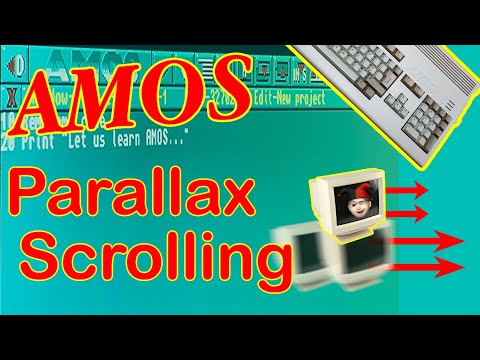 AMOS - Parallax Scrolling on the Amiga