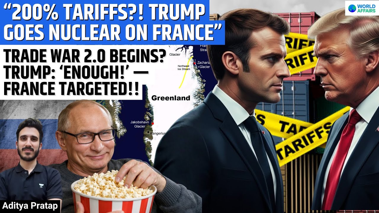 Trump Warns France With Crushing 200% Tariffs After Greenland Mockery