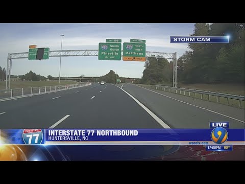 I77 express lane construction