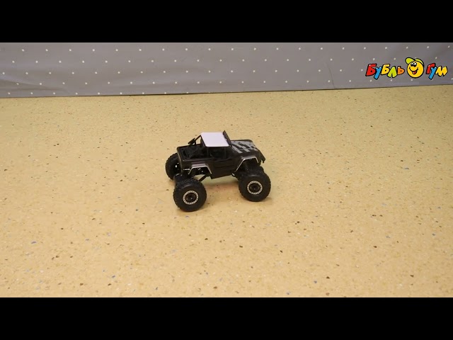 Джип Lanson Toys р/у кросс-кантри черный 4WD акб 1:20  - видео