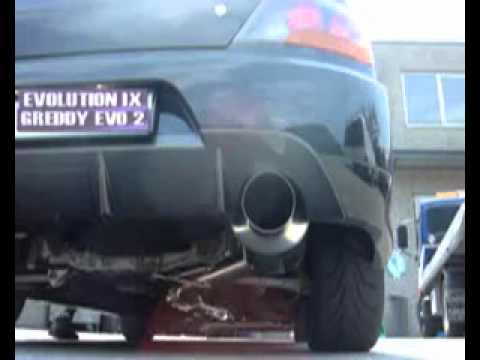 evo IX stock exhaust Vs Greddy Evo