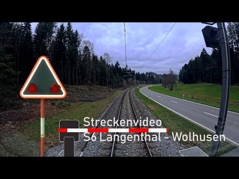 Führerstandsmitfahrt / cab ride S6 Langenthal - Wolhusen