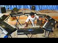 See How Saviour Bee Played 8 Keyboards At A Go ‍ ️ ‍ ️ ‍ ️