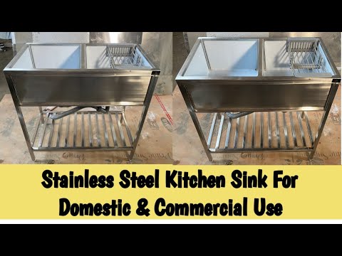 Stainless Steel Kitchen Sink For Domestic & Commercial Use