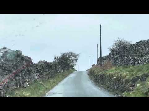 Scary drive from Tan Hill Inn pub - UK’s highest pub