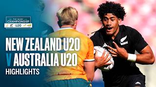 HIGHLIGHTS | New Zealand U20 v Australia U20 | U20 Rugby Championship, 2026 Thumbnail