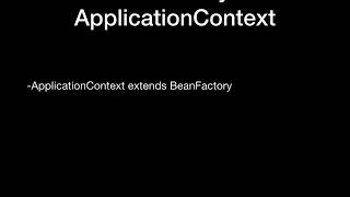 Download the video "SPRING INTERVIEW QUESTIONS Bean factory vs Application Context"
