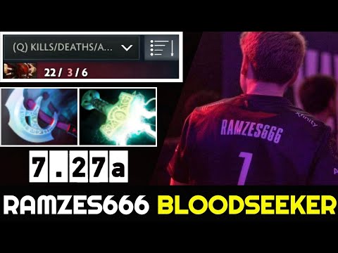 RAMZES666 shows No Mercy in 7.27 New Patch with Bloodseeker Dota 2