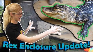 Swapping out Rex's Enclosure Glass! by Snake Discovery