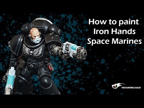 How to Paint Iron Hands Space Marines