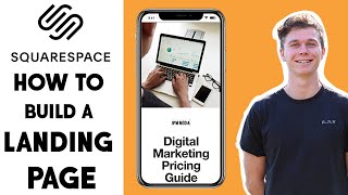 How to Build a Simple Landing Page in Squarespace using Cover Pages