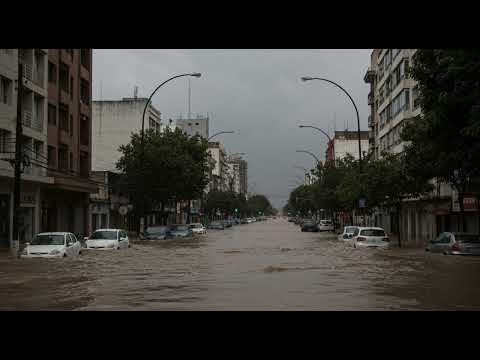 Lluvia torrencial en Corrientes