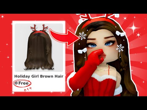 HURRY! Free Holiday Girl Brown Hair in Roblox – Easy & Fast!