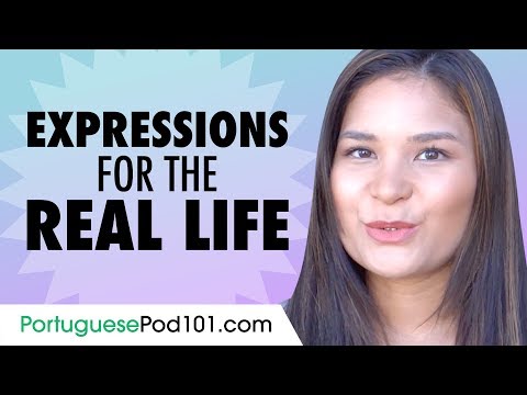 Vocabulary and Common Expressions for Real Life Portuguese Conversation