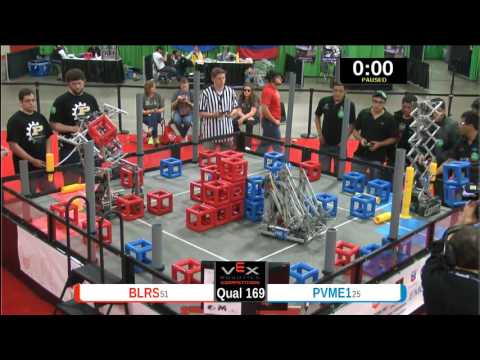 2015 VEXU Q169 - BLRS vs PVME1 - 11 to 47-Division Div-VEX U-VEX Worlds 2015