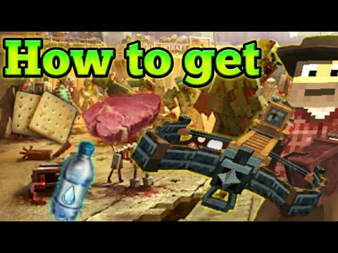 New Pixel gun 3D game! How to get food in Last Craft Survival