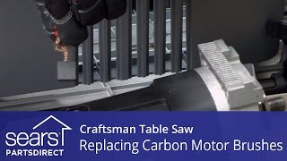Replace Craftsman Table Saw Carbon Motor Brushes
