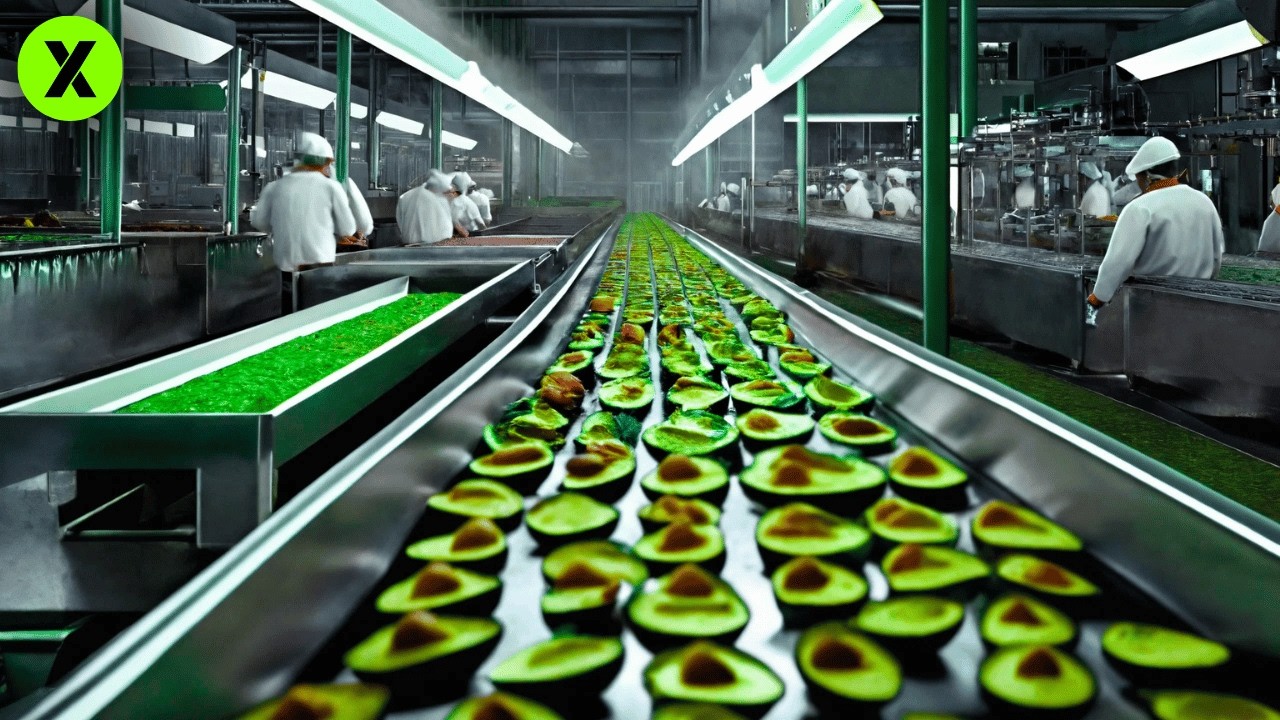 INCREÍBLE Proceso de Fabricación del Guacamole: Así se Hace 🥑