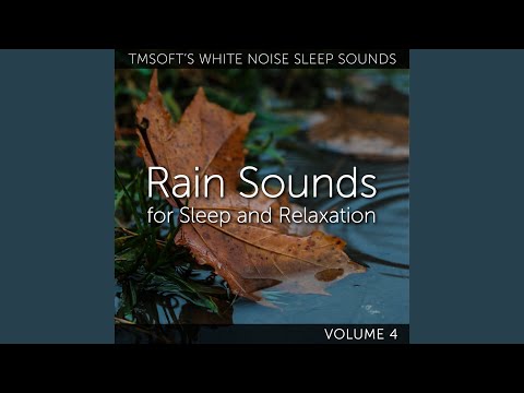 Rain on an Army Canvas Tent