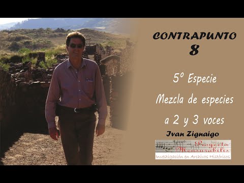 CONTRAPUNTO VIII:  5° Especie  a 2 y 3 voces - Mezcla de especies