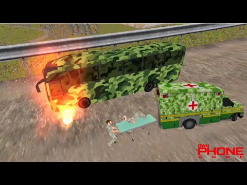 Army Ambulance Driving Game || Military Rescue Ambulance GamePlay