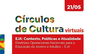 EJA: contexto, políticas e atualidade -Diretrizes Operacionais Nacionais para a EJA