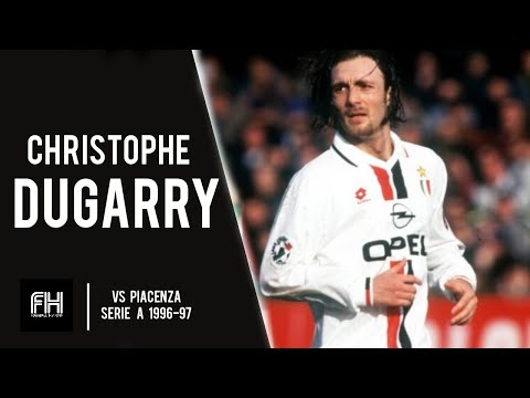 Christophe Dugarry  ● Goals and Skills ● Piacenza 3-2 AC Milan ● Serie A 1996-97