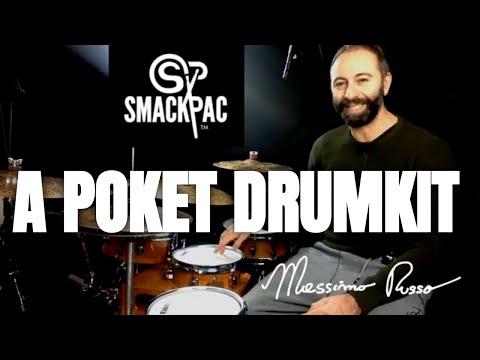 A pocket-sized drum kit - Una batteria portatile - SMACKPACK MASSIMO RUSSO SIGNATURE