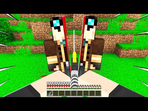 TAGLIO LYON A METÀ CON LA KATANA SU MINECRAFT!!