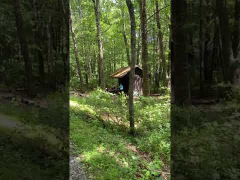 Brief campsite video. (Note: the metal receptacle is for trash not food)