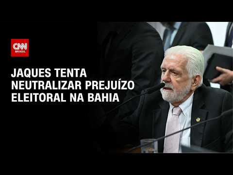 Jaques tenta neutralizar prejuízo eleitoral e intensifica agenda na Bahia | BASTIDORES CNN
