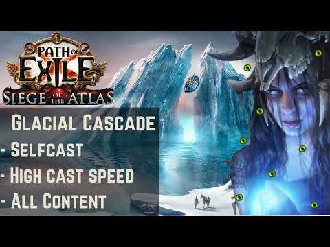 Path of Exile Sentinel 3.18 - Selfcast Glacial Cascade build - PoE 3.18
