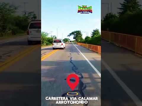 Carretera via Calamar-Arroyohondo bolivar#colombia#shorts#2025#carretera#shortvideo#trending#valle