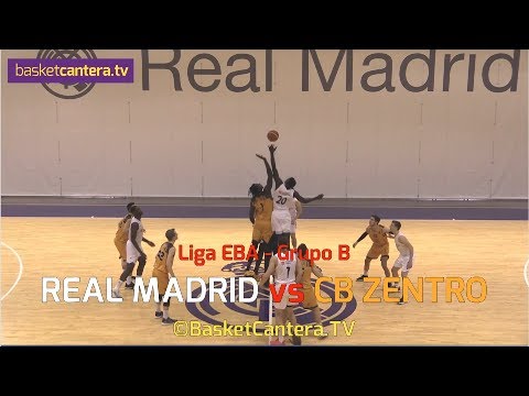 EBA - REAL MADRID vs CB ZENTRO.- Liga EBA Grupo B jugado el 30/01/2019 (BasketCantera.TV)