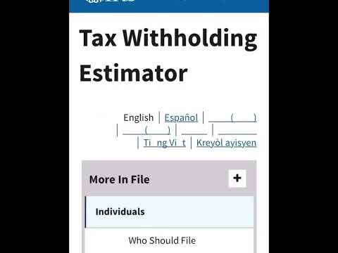 Do You Understand The W4??