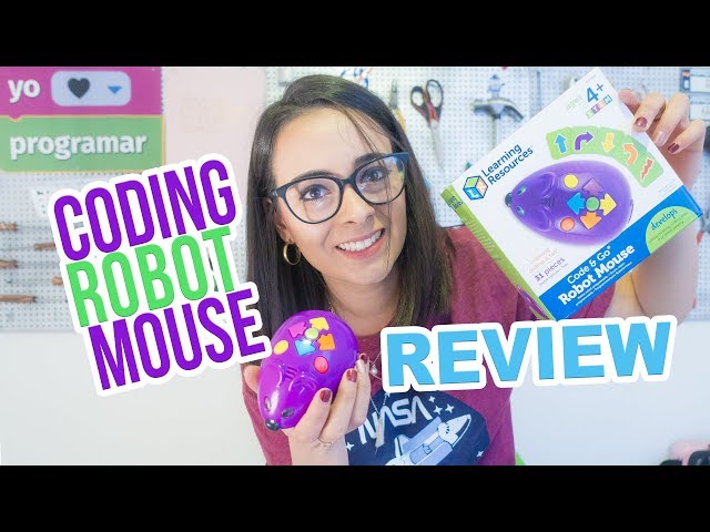 Vídeo relacionado con Learning Resources Code & Go Robot Mouse, Juguete Stem programable para niños 4-8 años, Incluye Tarjetas de codificación y Laberinto Educativo