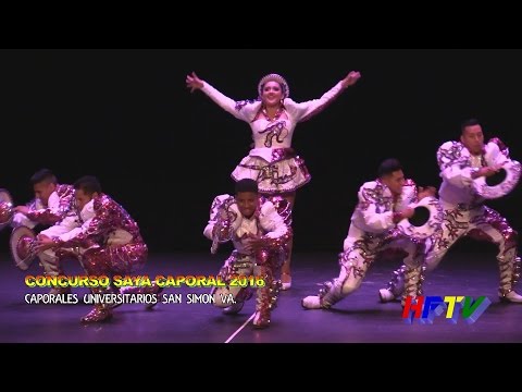 3er. Lugar Caporales Universitarios San Simón VA - Concurso de Saya Caporal 2016