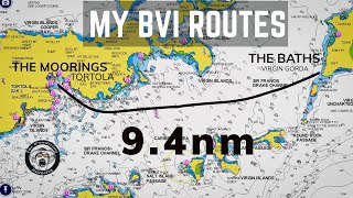 BVI ROUTES FOLLOWING MY 7 DAY ITINERARY!  FOLLOW ALONG FOR YOUR ULTIMATE CHARTER TRIP.