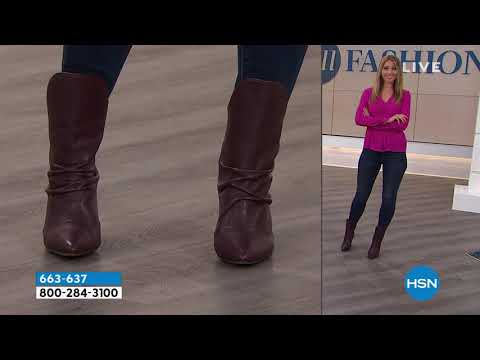 Vince Camuto Andrissa Leather PontedToe Boot