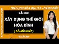 Vở bài tập Lịch sử và Địa Lí lớp 5 Bài 24: Xây dựng thế giới hoà bình