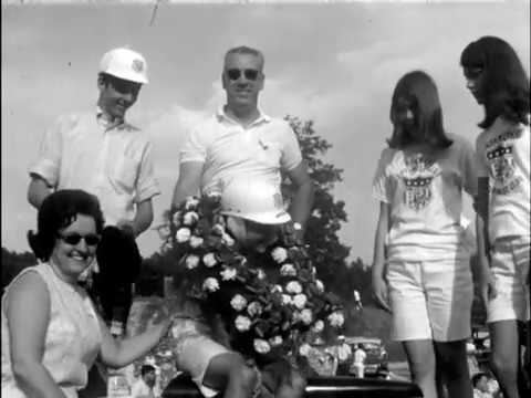 1966 Fourteen-year-old Mike Dobie wins the 23rd annual soap box derby
