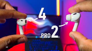 AirPods 4 with Active Cancellation VS AirPods Pro 2 - Watch Before you Buy!