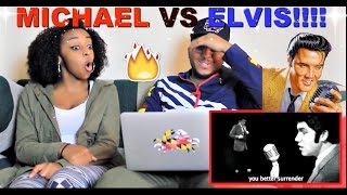 Epic Rap Battles of History &quot;Michael Jackson VS Elvis Presley&quot; Reaction!!!