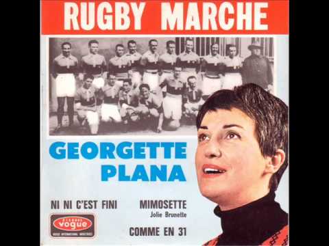 Georgette Plana - Rugby marche - 1968