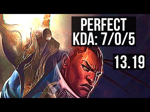PANTHEON vs LUCIAN (MID) | 7/0/5, 700+ games, Godlike | EUW Master | 13.19