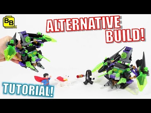 LEGO JUSTICE LEAGUE 76096 ALTERNATIVE BUILD LEX SENTRY BOT! Video