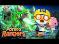 Pororo Movie Water Dino Battle Vs Skull Spino Let S Go Pororo Rangers Dinosaurs For Kids