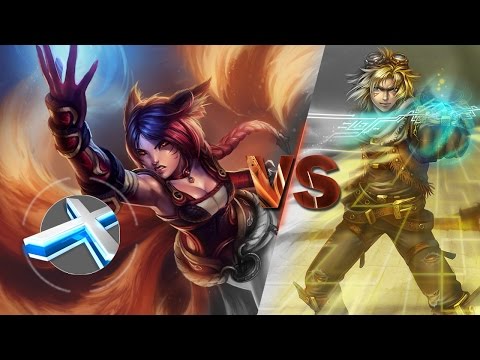 Ahri vs Ezreal :: 400 cs in 35min | Season 6 League of Legends (LoL) 1080p 60 FPS